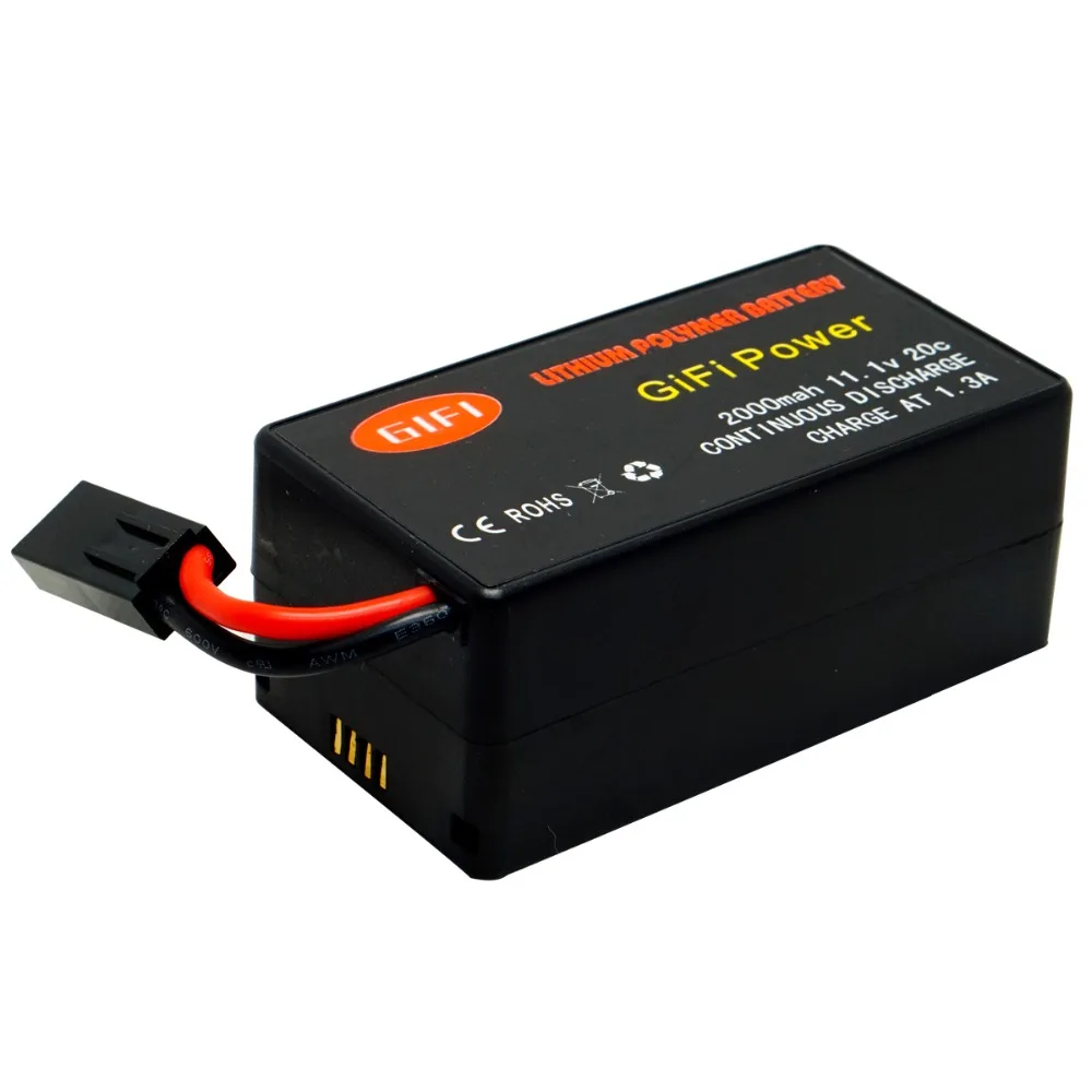 PARROT AR. DRONE 2.0 Battery - Maximal GIFI Power LiPo Battery For UPGRADE 2000mAh 11.1V 20C 10 PARROT AR. DRONE 2.0 Battery, PARROT AR. DRONE 2.0