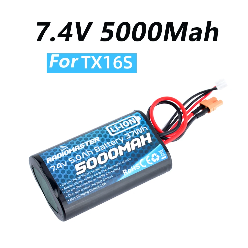 Original RadioMaster TX16S Battery - 2S 5000mAh Lipo Battery Frsky Multi Protocol Open Source Remote Control FPV Racing Drone 13 Original RadioMaster TX16S Battery, RadioMaster TX16S Battery -