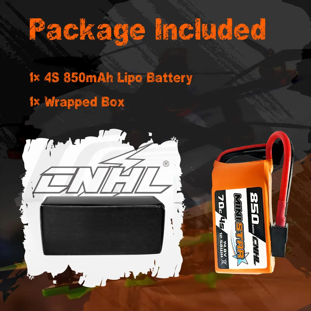 3 قطعة CNHL 4S 14.8V بطارية ليبو 650mAh 850mAh 70C MiniStar مع XT30 XT60 التوصيل ل RC FPV سباق الطائرة بدون طيار طائرة رباعية صغيرة 21