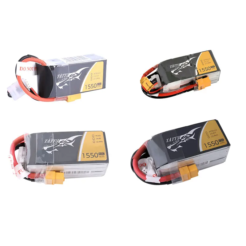 Tattu Lipo Battery, Superior Japan and Korea Lithium Polymer raw materials