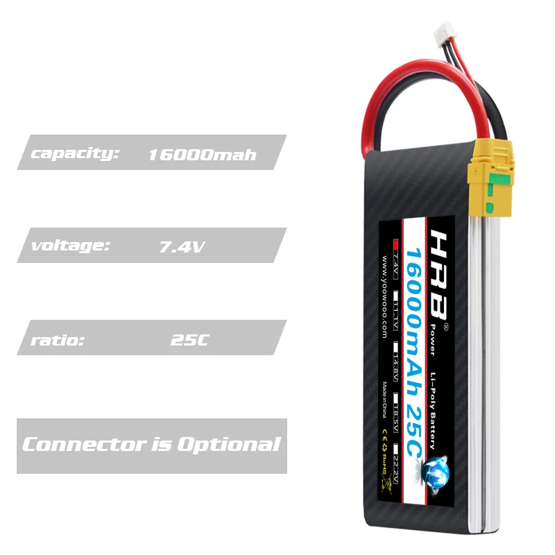 HRB Lipo 2S Battery, useful Knowledge: Never to let the voltage below 3.6V During use, or your