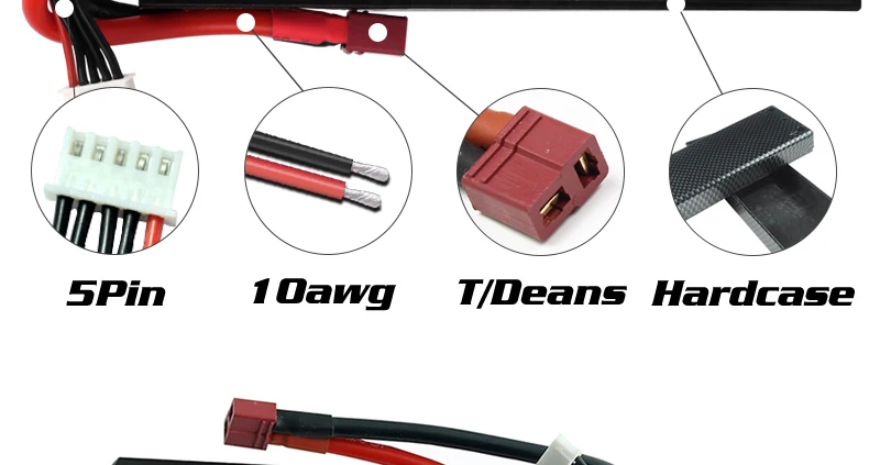 HRB 4S 14.8V 6000mah Lipo Battery, Deans T XR60 XT90 EC5 RC Car Off-