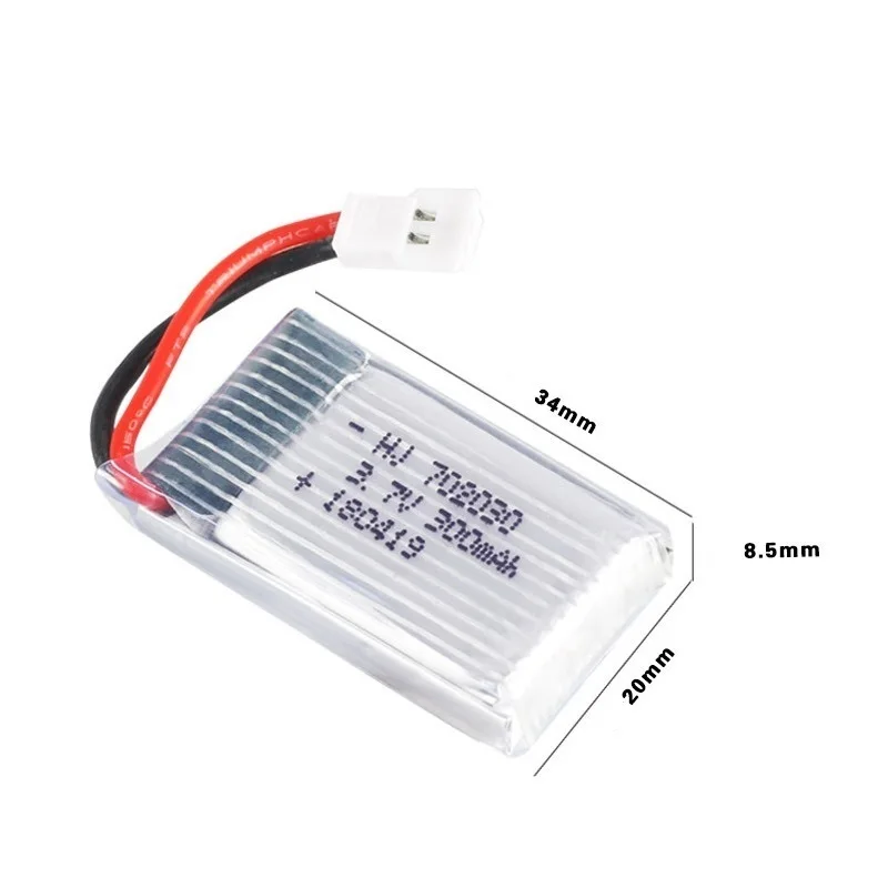 3.7V 300mAH Lipo Battery, Udi U816 BATTERY SPECIFICATIONS Type :