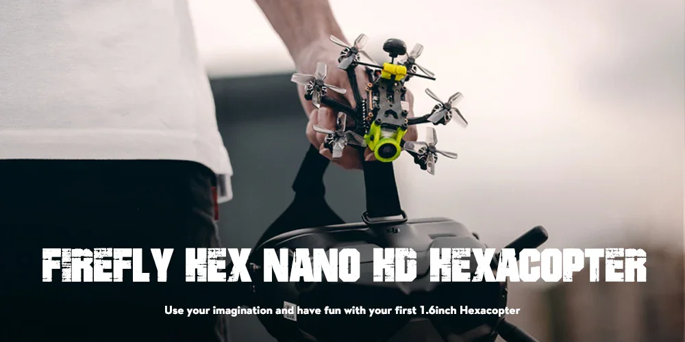 FLYWOO Firefly 1.6'' Hex Nano DJI Wasp V1.2 Micro Drone 8