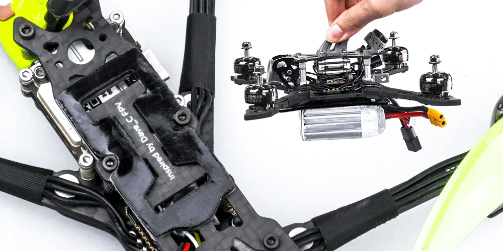 FLYWOO Explorer LR 4 V2.2 - HD Micro طويل المدى FPV فائق الخفة Quad Bnf Wasp (GN405 FC) 1404 2750KV 8