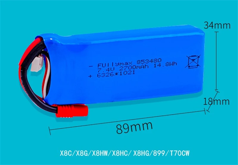 TERANTYBrand Capacity 2700mAh Continuous discharge rate 30C Burs