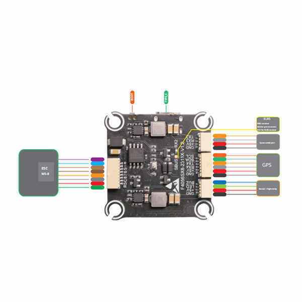 F405 80A FPV Flight Controller Stack with STM32F405 MCU - Image 2