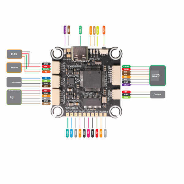 F405 80A FPV Flight Controller Stack with STM32F405 MCU - Image 3
